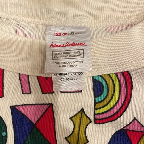 Hanna Andersson 6-7 Christmas pajamas - Picture 2 of 4